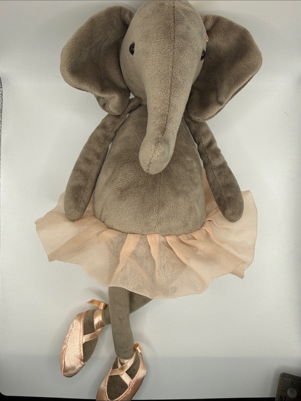 Jellycat Dancing Darcey Elephant Ballerina with Blush Tutu